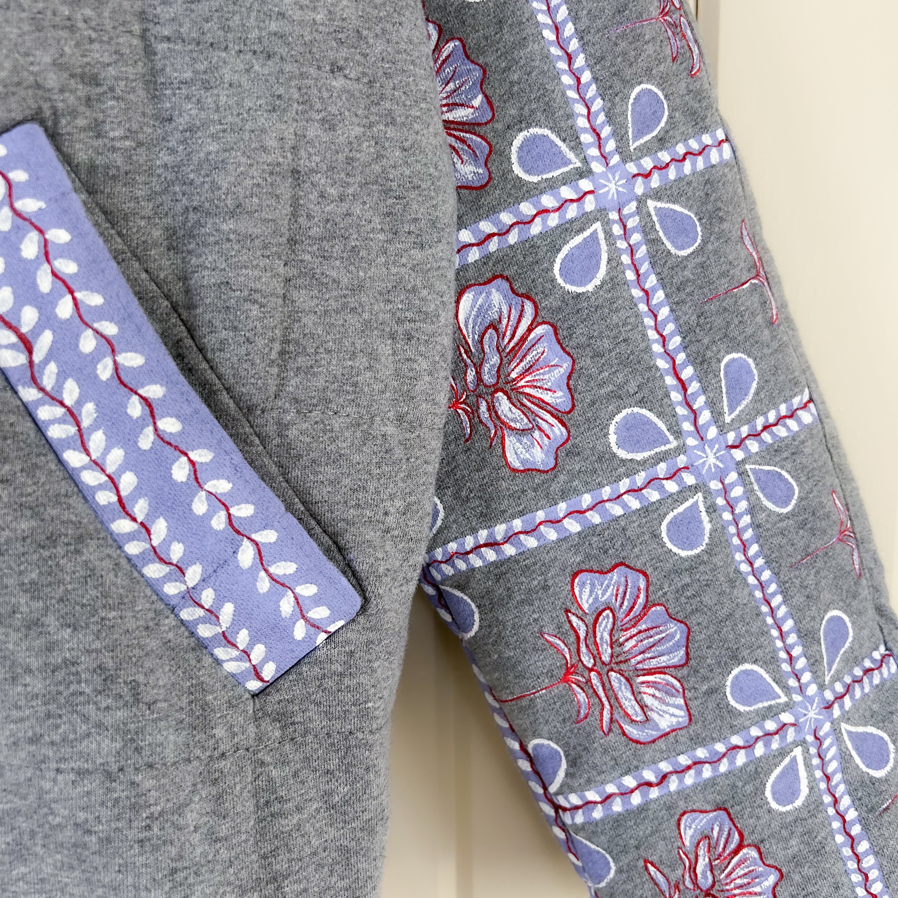 "Dust in Bloom" Oversized Quilted Jacket