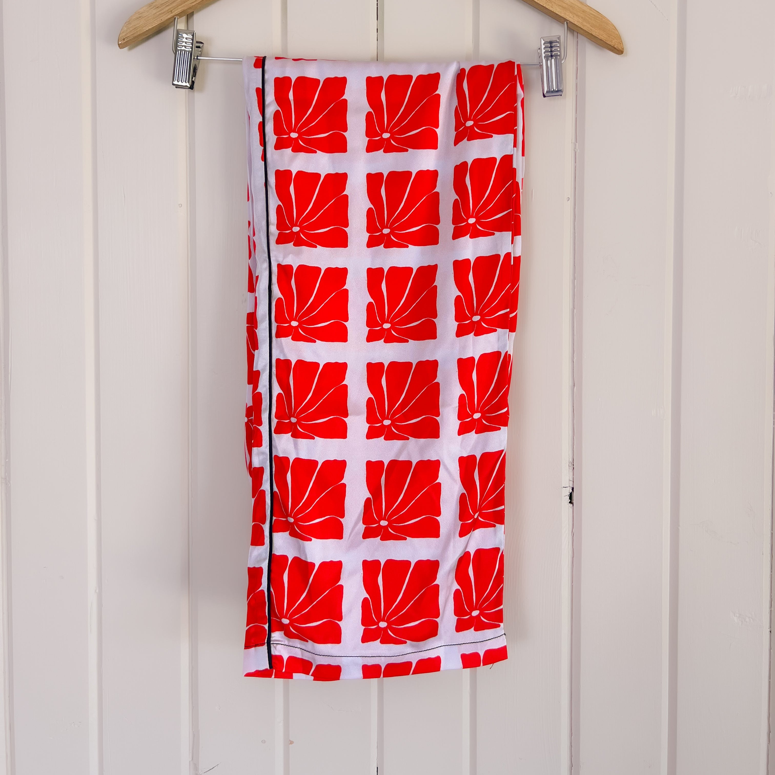 Block Daisy Lounge Pants - Wild Rose