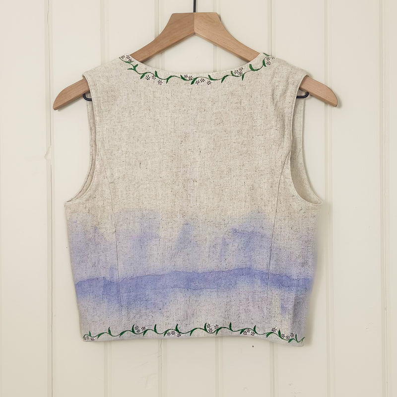 "She Holds Memories of Generations" Painted Vest