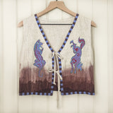 "Undomesticated" Painted Vest