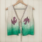 "Sun Bird, Moon Bird" Painted Vest