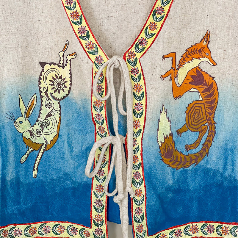 "Duality" Painted Vest