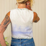"She Holds Memories of Generations" Painted Vest