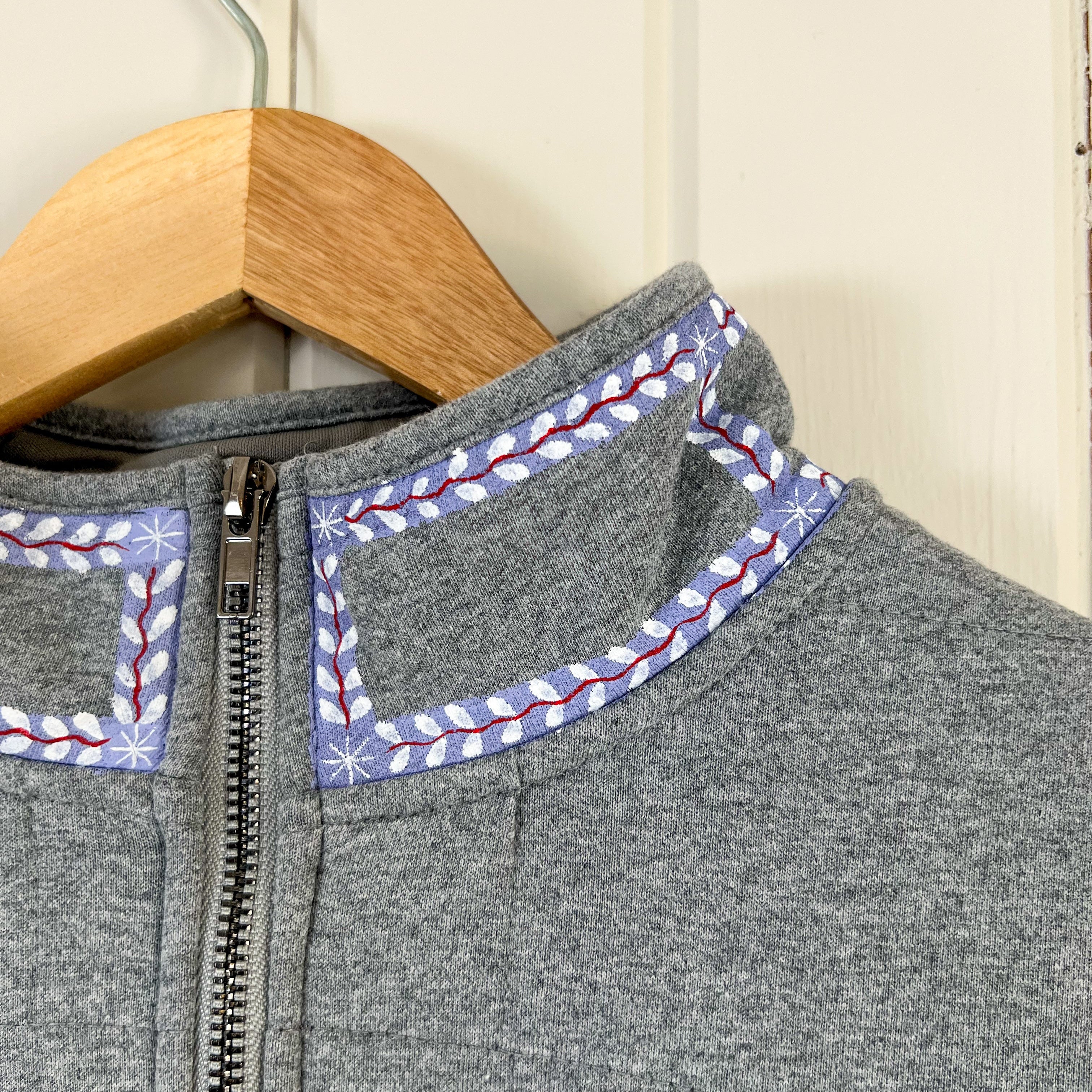 "Dust in Bloom" Oversized Quilted Jacket