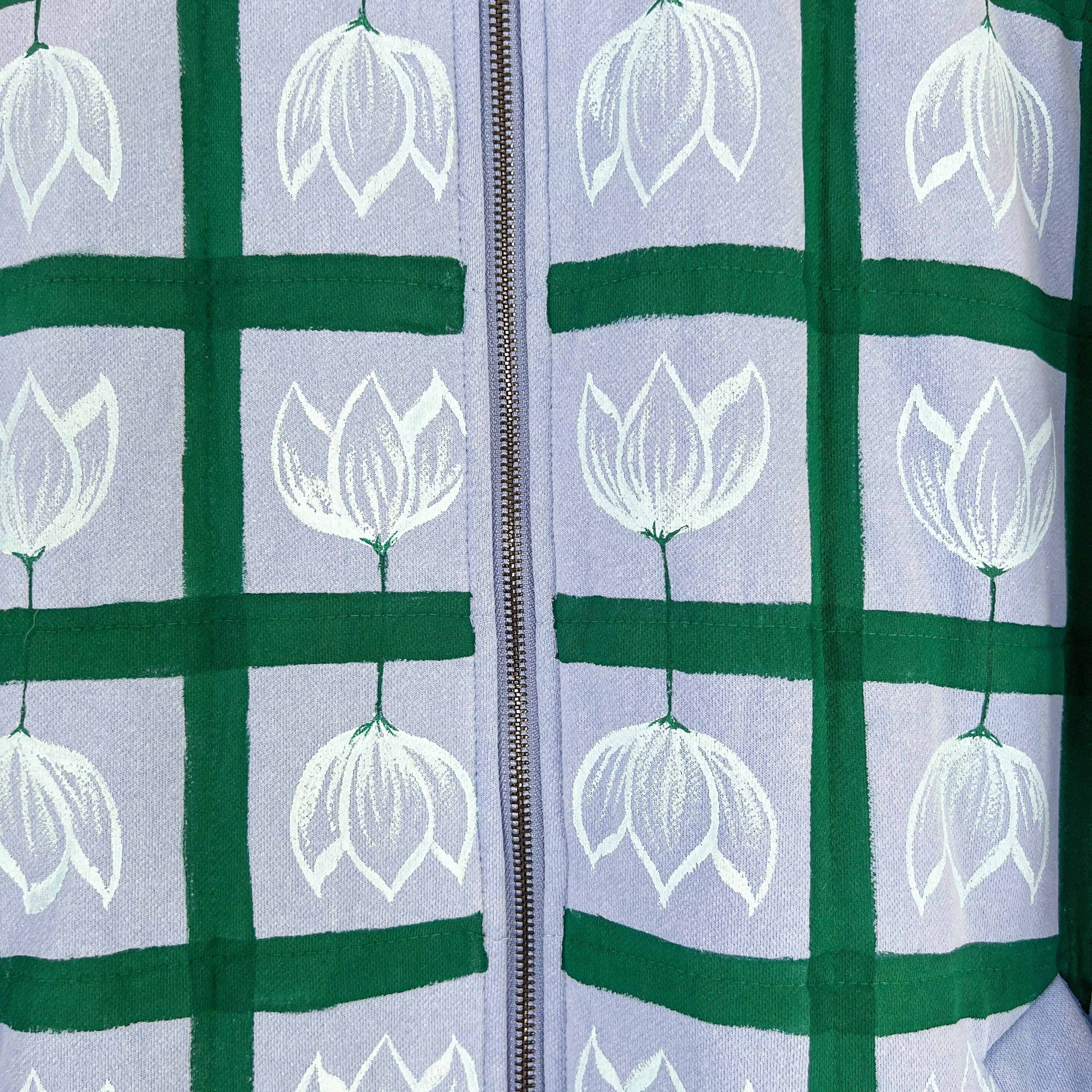 "Order in Bloom" Oversized Quilted Jacket