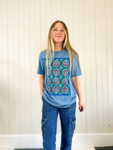"Field Work" Hand Painted Graphic T