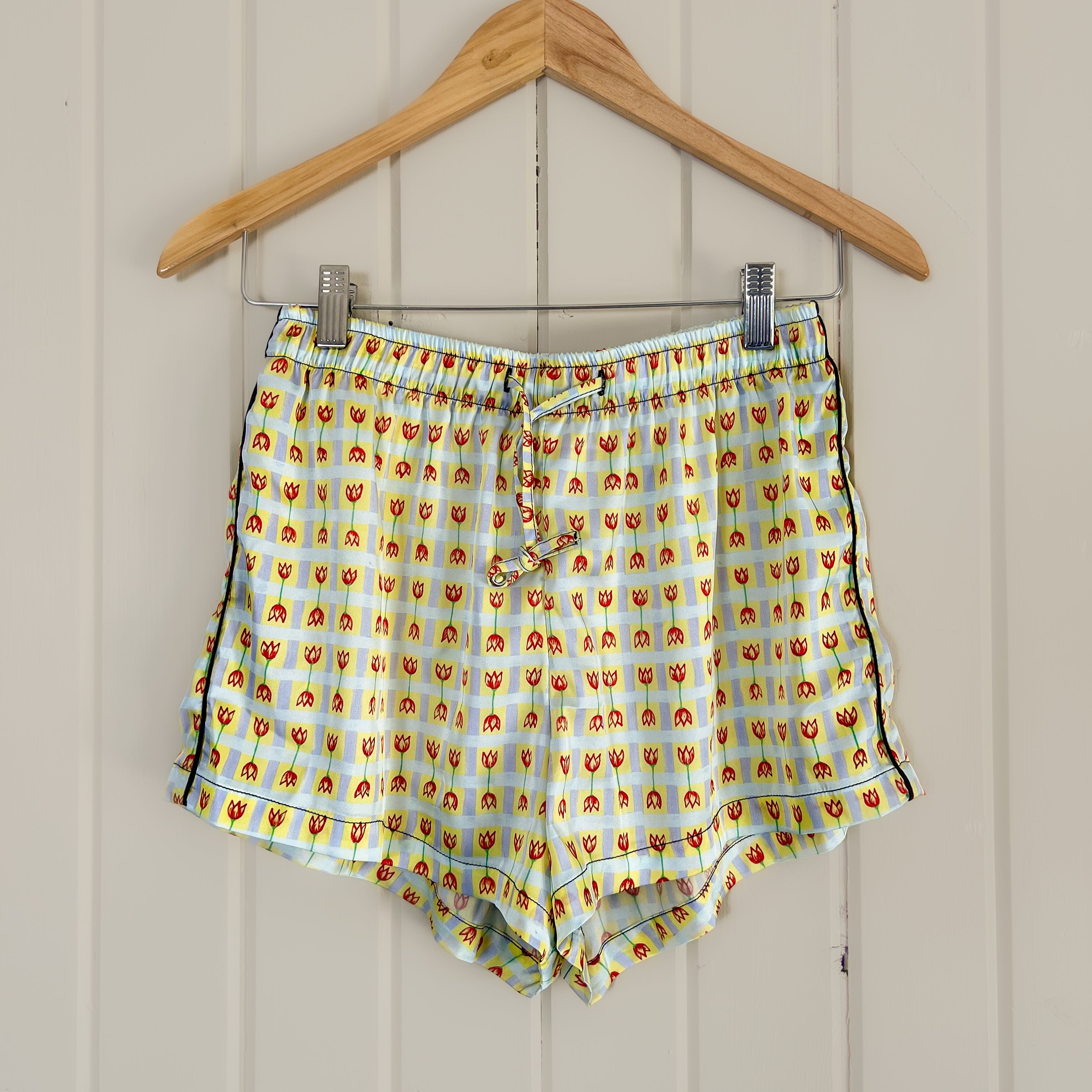 Tulip Gingham  Pajama Shorts
