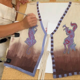 "Undomesticated" Painted Vest